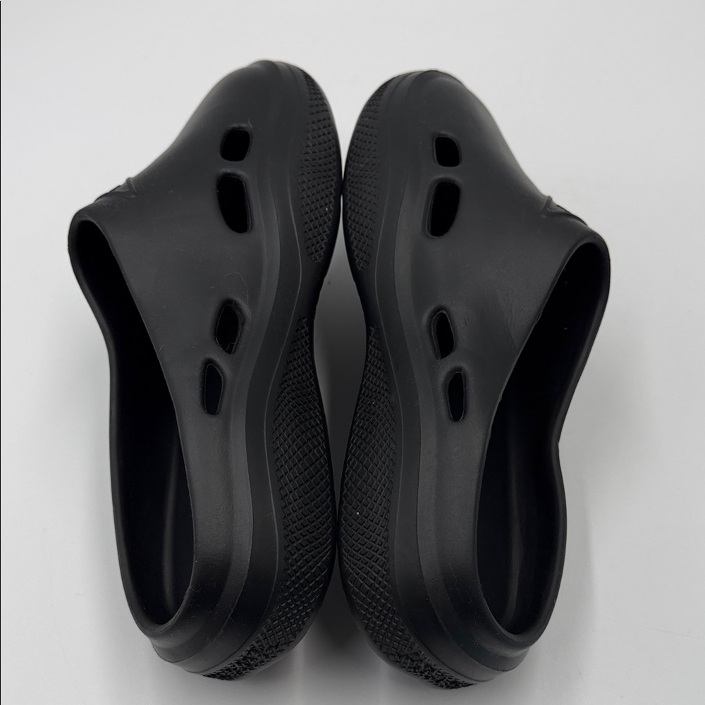 Prada Rubber Black Slip-On Clogs - Picture 5 of 7